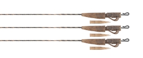 Fox Montáž Edges Camo Submerge Lead Clip Leaders 40 lb 3 ks