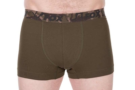 Fox Boxerky Boxer Shorts Khaki/Black 2 ks Velikos XL