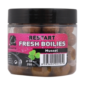 LK Baits Fresh Boilie Restart 250ml 18mm Mussel