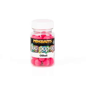 Mikbaits plovoucí fluo boilie 60ml Oliheň 10mm