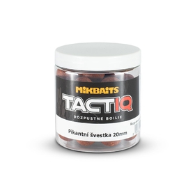 Mikbaits rozpustné boilie TactiQ 250ml 20mm Pikantní švestka 