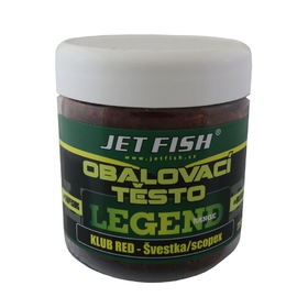 Jet Fish Obalovací těsto Legend Klub Red švestka scopex 250g
