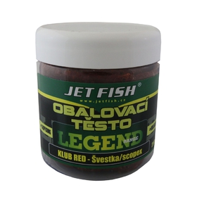 Jet Fish Obalovací těsto Legend Klub Red švestka scopex 250g