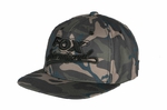 FOX Kšiltovka Camo Flat Peak College Snapback 