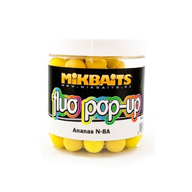 Mikbaits plovoucí fluo boilie 250ml Ananas N-BA 14mm