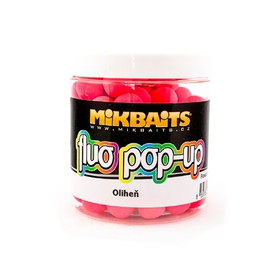 Mikbaits plovoucí fluo boilie 250ml Oliheň 14mm