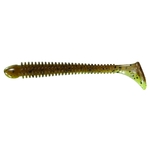 Berkley Flex Beat Shad 10cm Brown Chartreuse