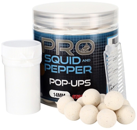 Starbaits plovoucí fluo boilie Pro Squid & Pepper 14mm
