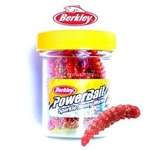 Berkley PowerBait Sparkle Honey Worm 2,5cm Red/Scales 