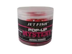 Jet Fish Mystery boilies Pop-Up Jahoda/moruše 60g 16mm