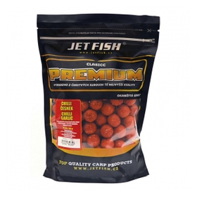 Jet Fish boilie Premium Clasicc Chilli Česnek 700g 20mm