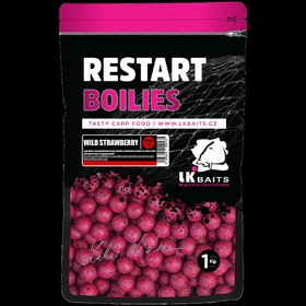 LK Baits boilie ReStart Wild Strawberry 1kg 18mm 