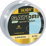 Jaxon ujímaný šokový vlasec Surf Tapered Leaders 5 x 15m 0,30 - 0,57mm