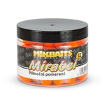 Mikbaits Fluo boilie Mirabel 150ml 12mm Půlnoční pomeranč