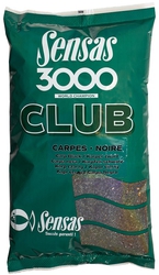 Sensas 3000 Club Carpes Noir 1kg