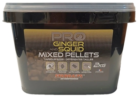 Starbaits Pelety Pro Ginger Squid Mixed 2kg  