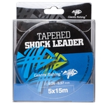 Giants Fishing ujímaný šokový vlasec Tapered Shock Leader 5 x 15m 0,26 - 0,57mm