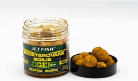Jet Fish vyvážené boilie Legend range 250ml 24mm Protein Bird Multifruit
