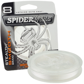 Spiderwire šňůra Stealth Smooth8 průhledná 0,10mm 150m
