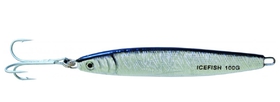 Ice Fish Pilker 3D 70g stříbrnný
