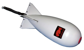 Spomb Midi Bait Rocket bílá zakrmovací raketa