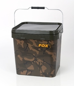 FOX kbelík na návnady Camo Square Buckets 17l