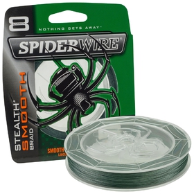 Spiderwire šňůra Stealth Smooth8 zelená 0,09mm 150m