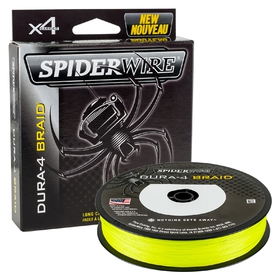 SpiderWire šňůra Dura4 Yellow 0,10mm 150m