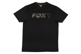 FOX tričko Black/Camo Chest Print T-Shirt vel.XL